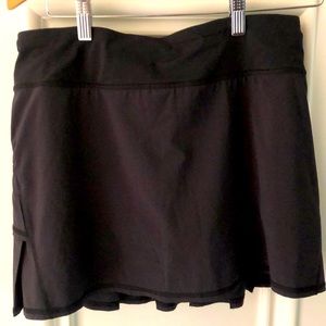Lululemon Run: Pace Setter Skirt (6Tall)(Black)